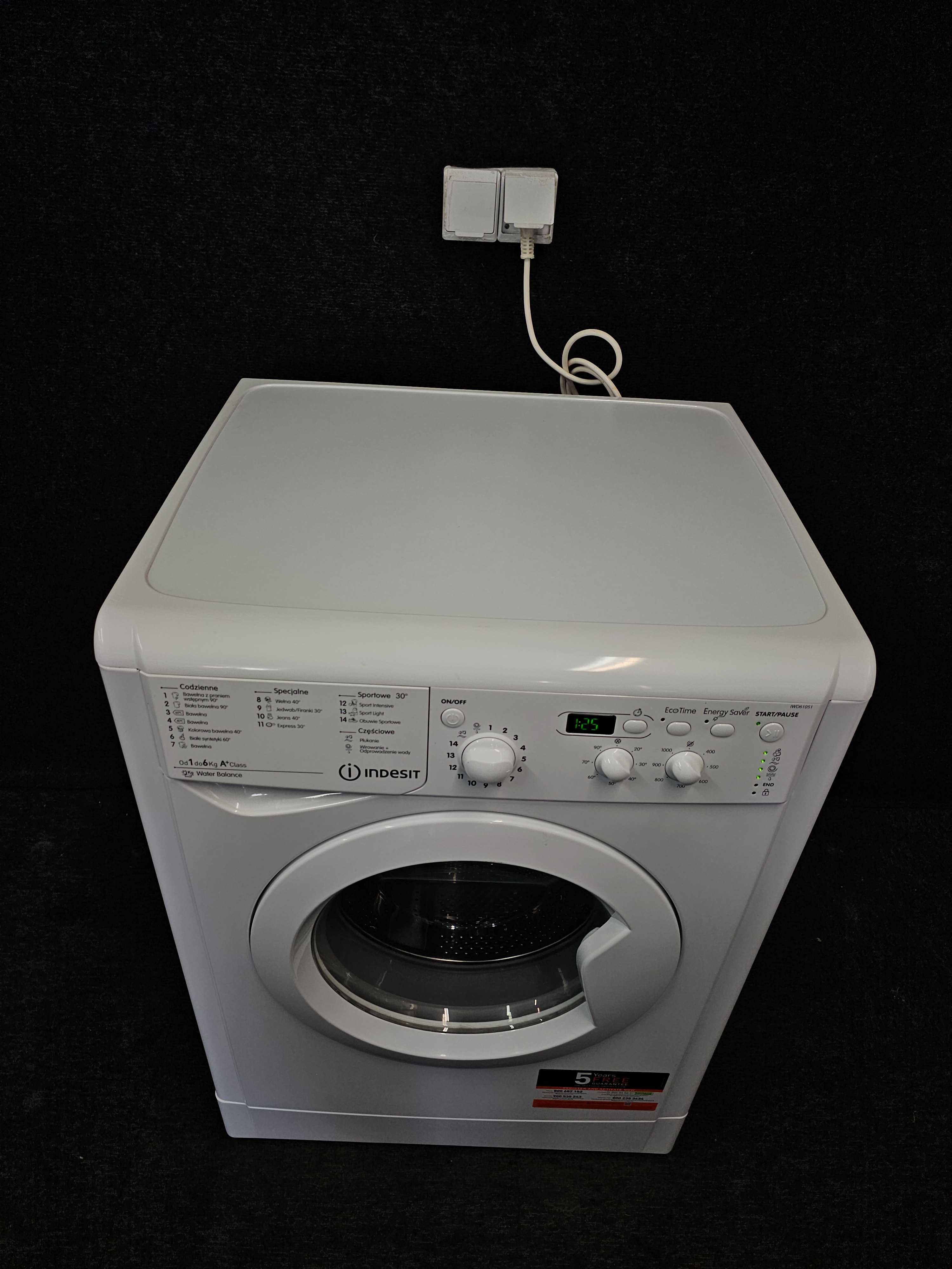 Pralka Indesit 6kg / 1000obr /A+/Transport / Gwarancja