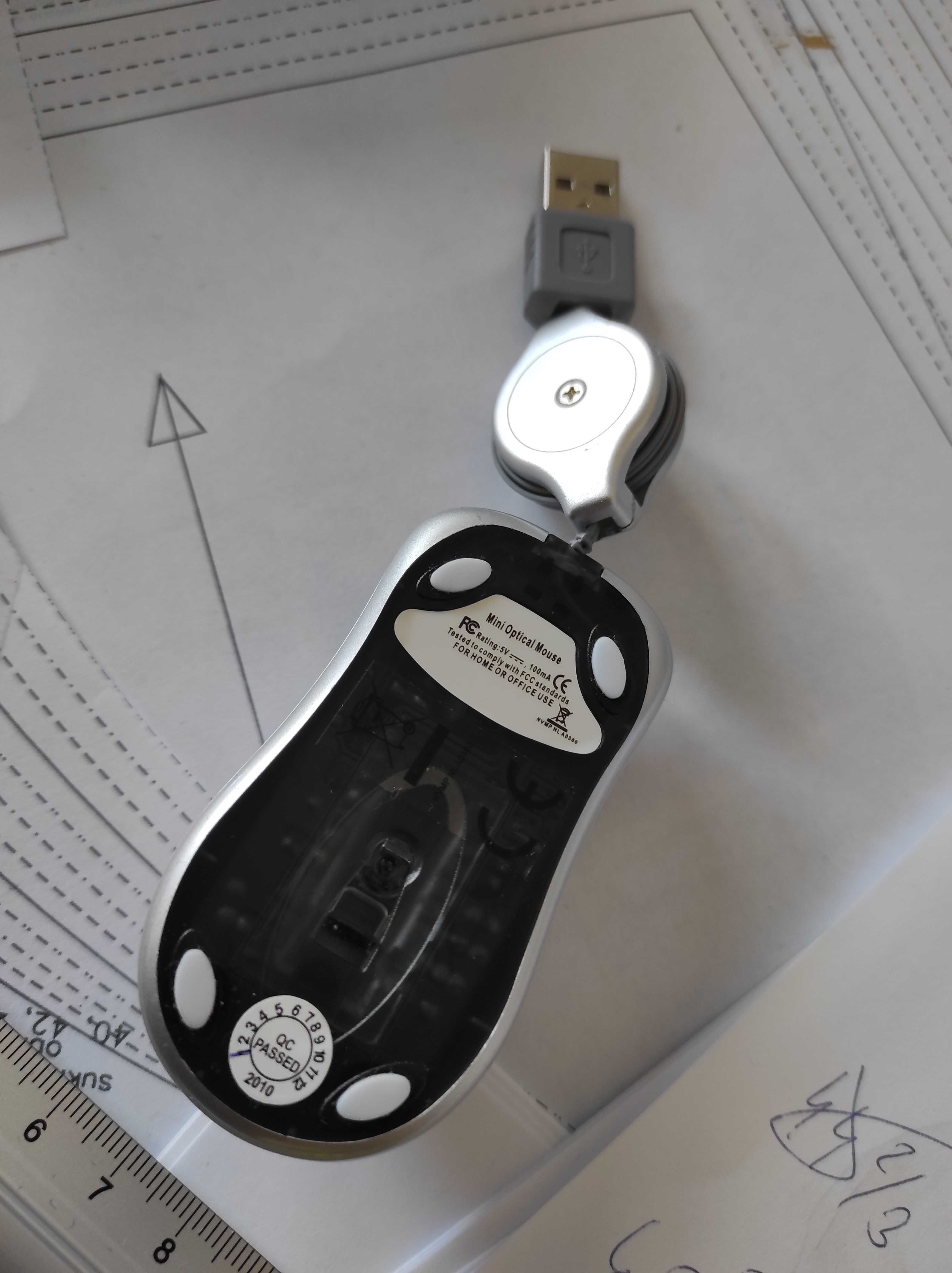 Mini mysz optyczna komputerowa