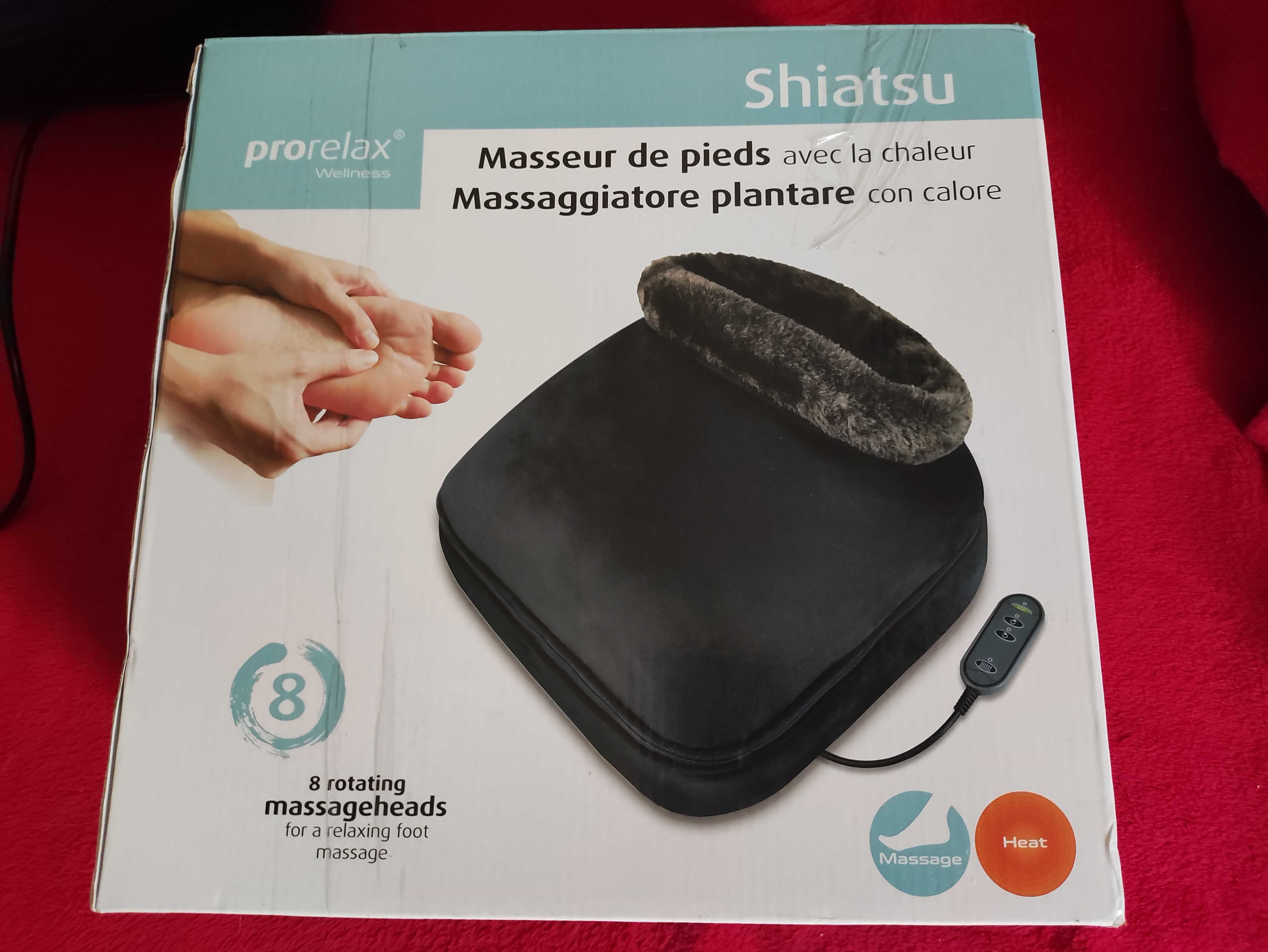 Masażer i Ogrzewacz do stóp nóg do masażu Shiatsu Prorelax podgrzewacz