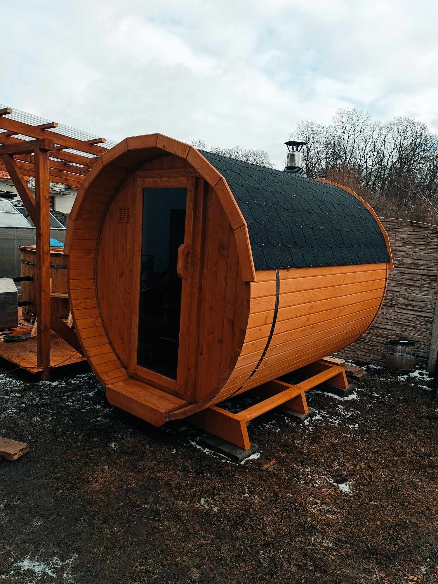 Sauna Ogrodowa Super Cena !! Kompletna z Piecem
