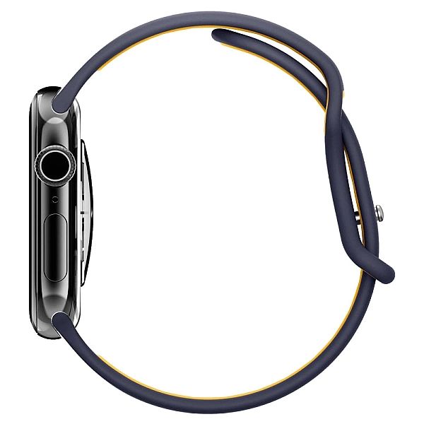 Pasek Spigen Nano Pop na Apple Watch 40 / 41 / 42 mm - granatowo-pomar