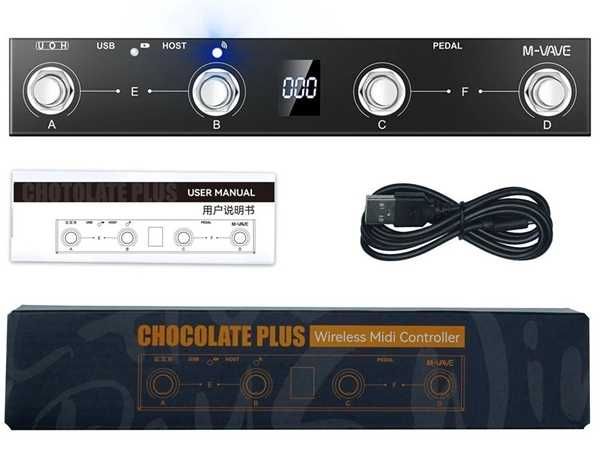 M-VAVE CHOCOLATE PLUS - Bezprzewodowy Nożny Kontroler MIDI - NOWY!