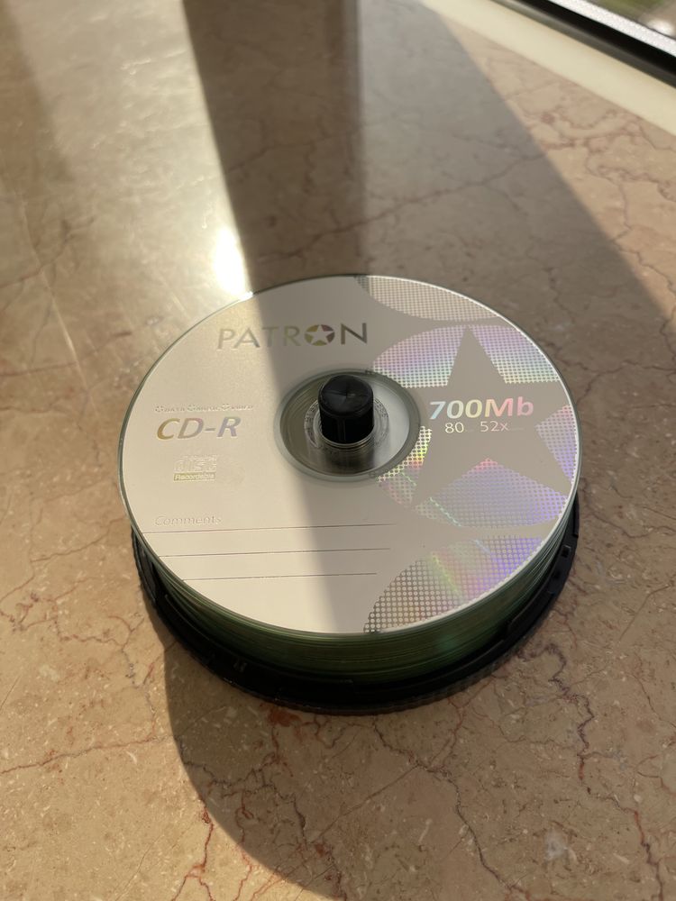 Диски Patron CD-R 700 MB набір 19 штук в коробці