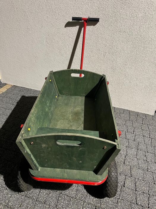 Wózek dziecięcy drewnainy