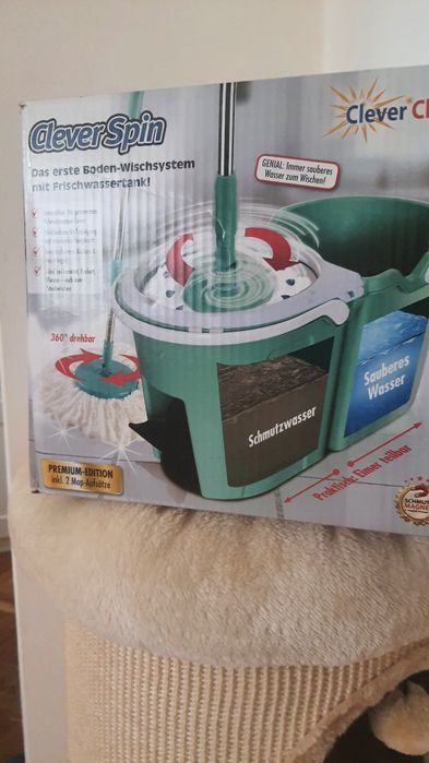 Mop obrotowy dwukomorowy