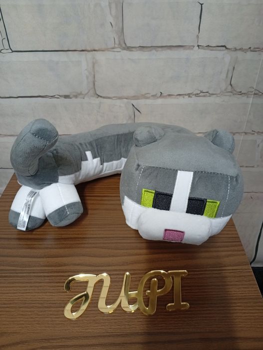Poduszka podróżna rogal maskotka kot Minecraft