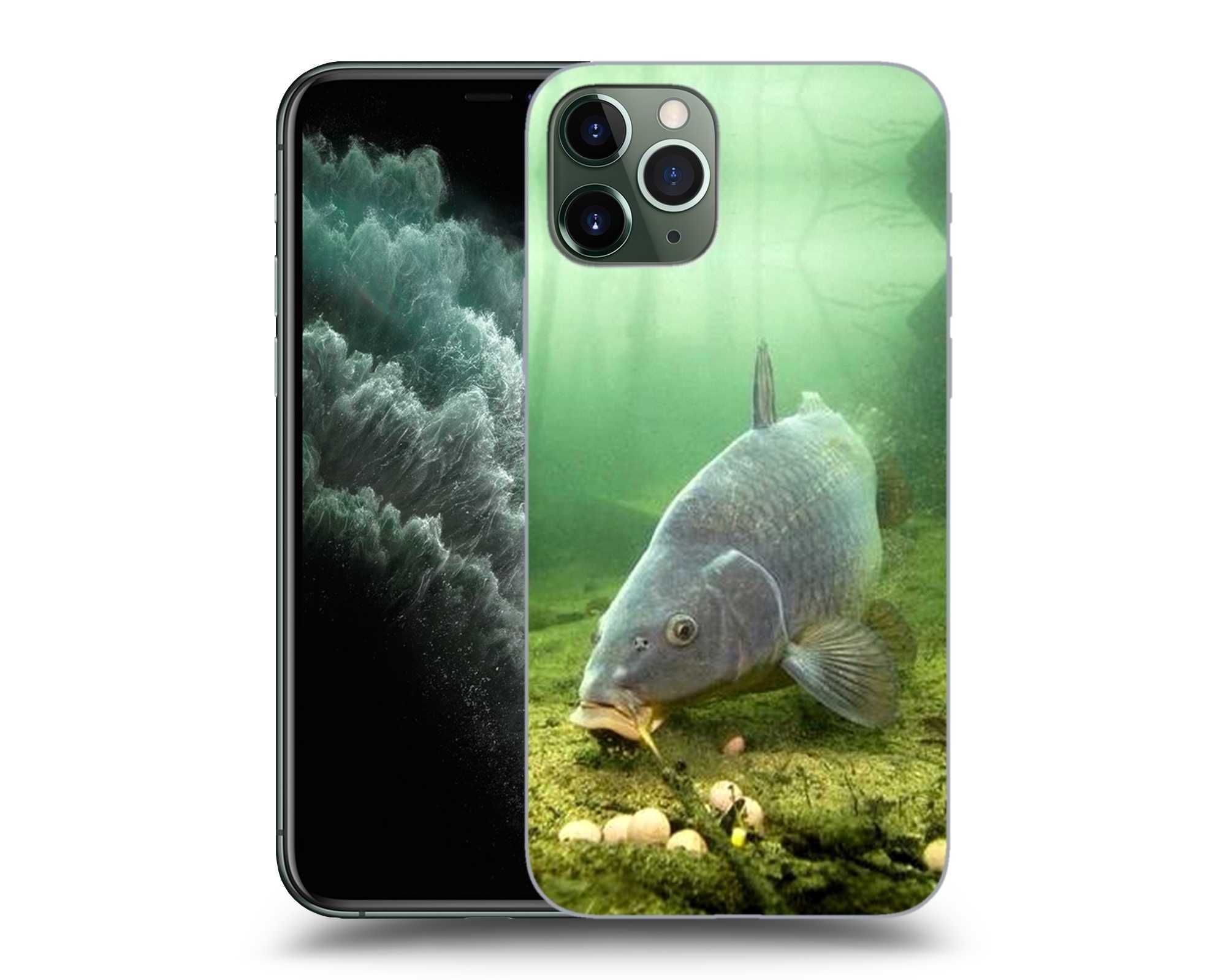 Etui karp z karpiem wędkarskie iPhone Samsung Huawei Xiaomi Motorola