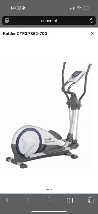 Orbitrek Kettler CTR3 gwarancja