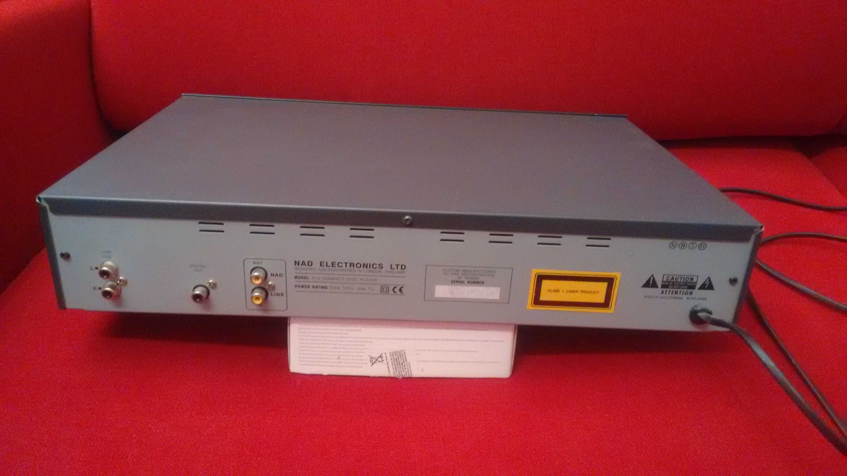 Odtwarzacz cd NAD 514 z oryginalnym pilotem