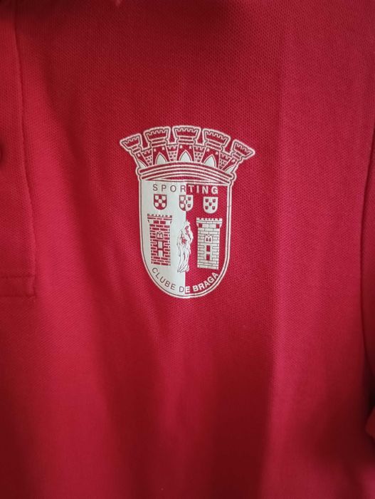 Pólo Vermelho SC Braga Hummel