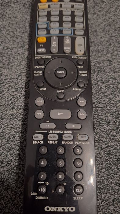 Pilot ONKYO RC-745M do amplituner wysokie modele. 3 - strefy ORYGINAŁ