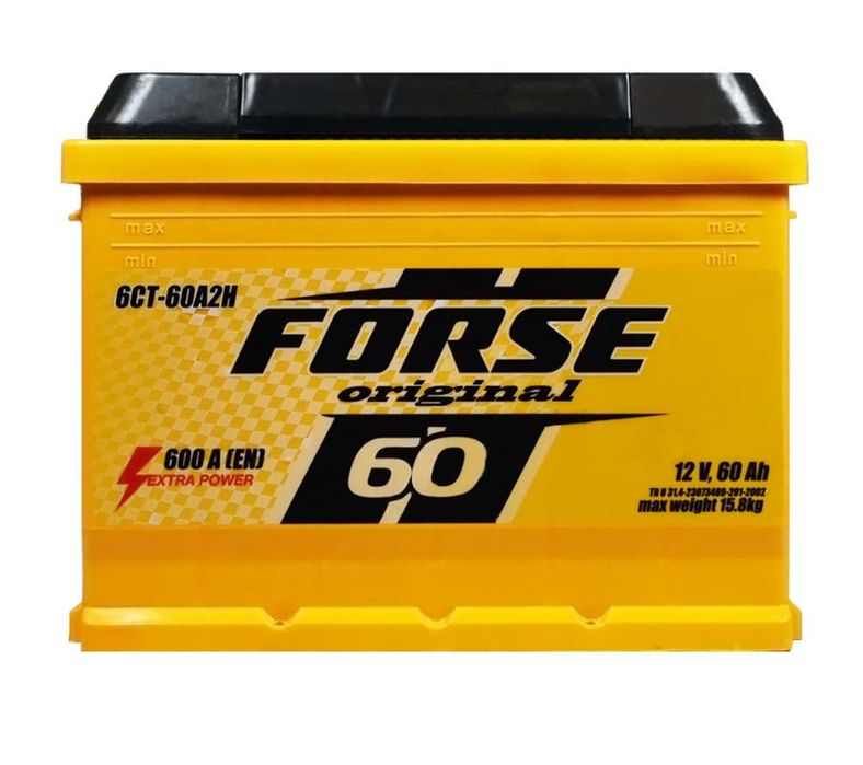 Автомобільний акумулятор FORSE 60AH 600A R+