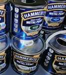 Продам белую полуматовую  краску Hammerite Англия