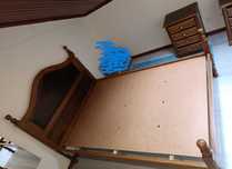 Cama de Casal em Madeira de Pinho