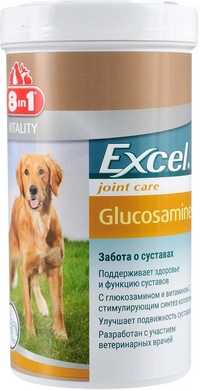 Хондропротектор 8in1 Excel Glucosamine для собак таблетки 110 шт