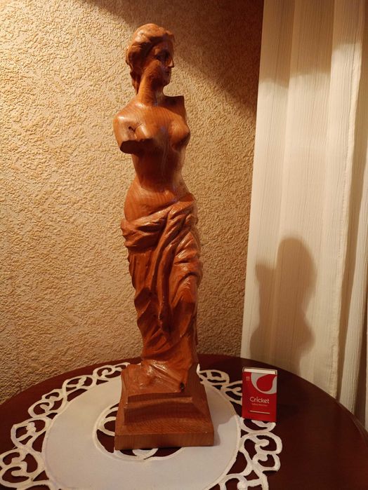 Duża rzeźba Wenus z Milo -lite drewno-rękodzieło.
