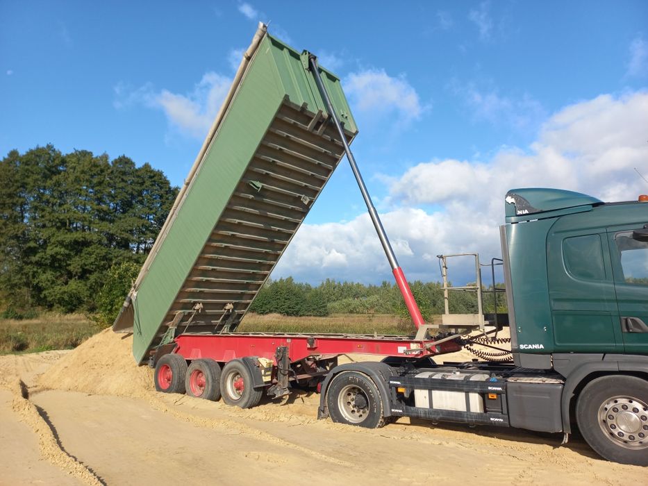 Piach podsypka, płukany do wylewek,  kruszywo,  ziemia ogrodowa siana