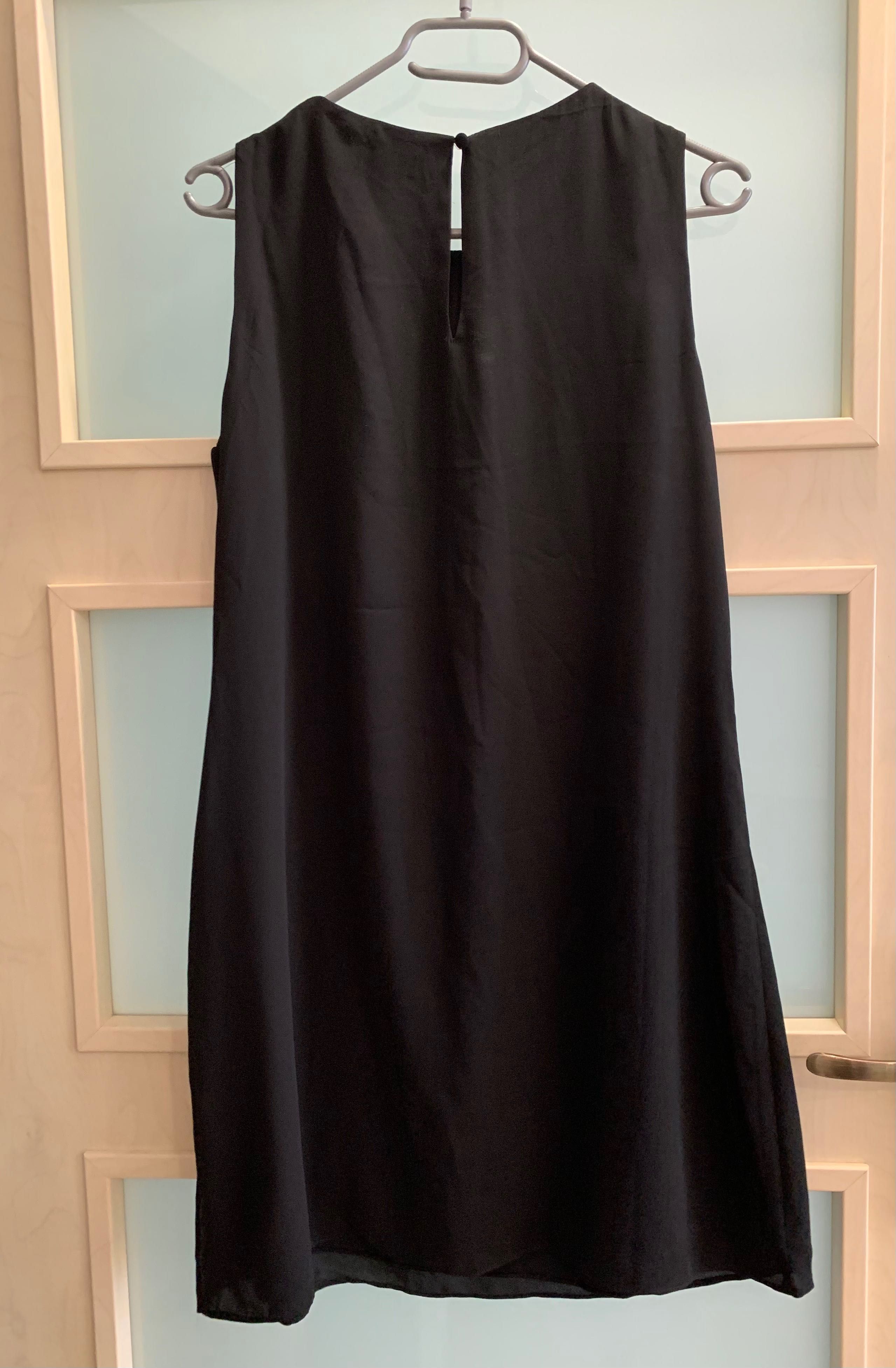 Nowa Czarna prosta sukienka Warehouse rozmiar 40 L