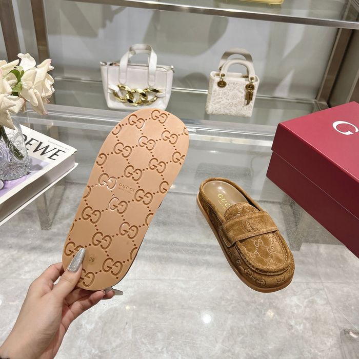 Klapki Mule! Gucci zamszowe/welurowe premium jakiść!36-42