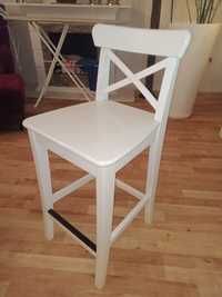 INGOLF stołek barowy Ikea biały
Stołek barowy z oparciem, biały, 63 cm