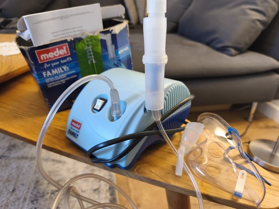 Inhalator nebulizator medel family2 2 blue sprawny