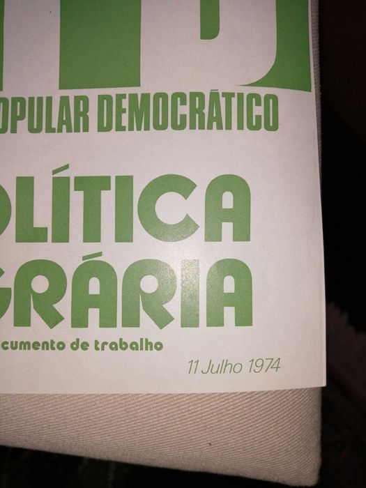 Panfletos/Publicações Políticas - PPD de 1974