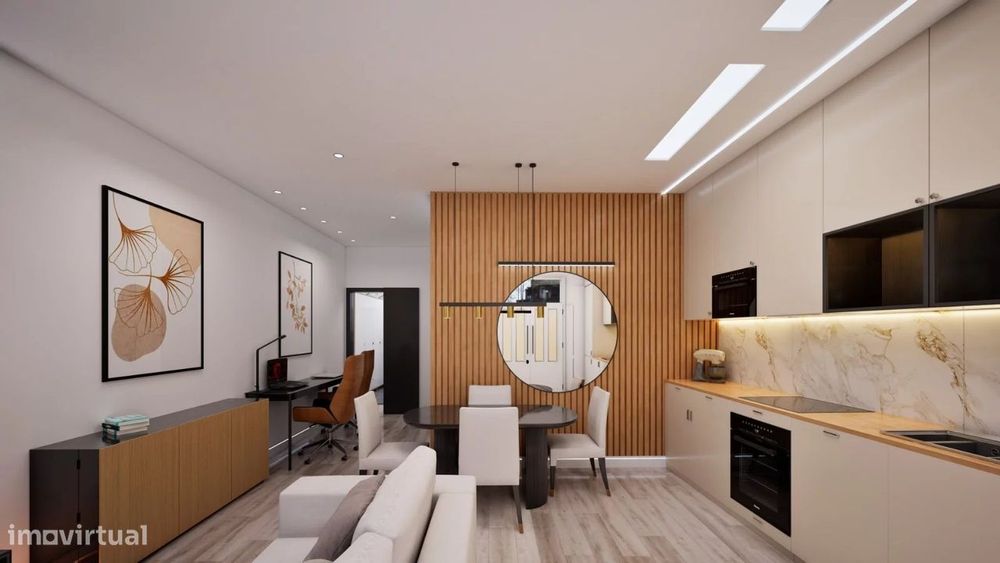 Excelente T2 remodelado com terraço