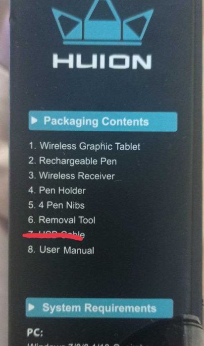 графічний планшет HUION WH1409 v1