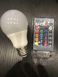 Lampada LED com controle remoto