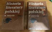 Historia literatury polskiej w zarysie tom 1 i 2