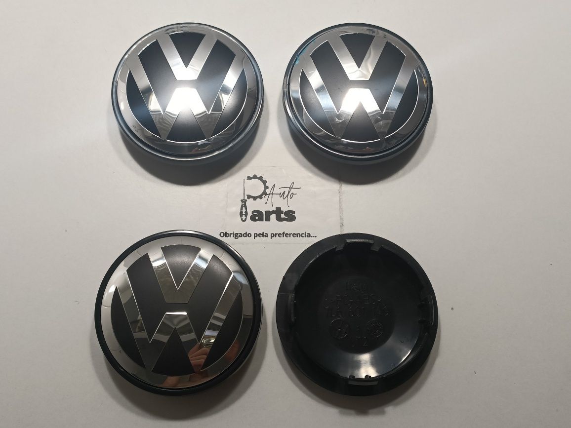 Conjunto 4 centros jante Volkswagen 76mm