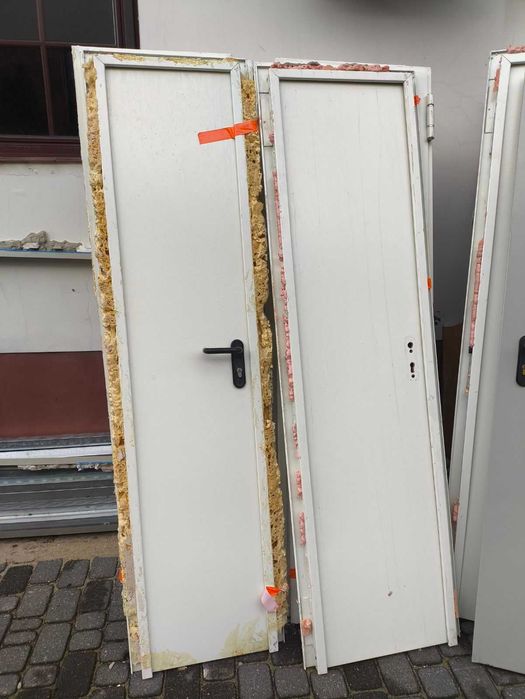 Drzwi metalowe pożarowe ościeżnica 0,5-0,9-1,25m futryna komórka