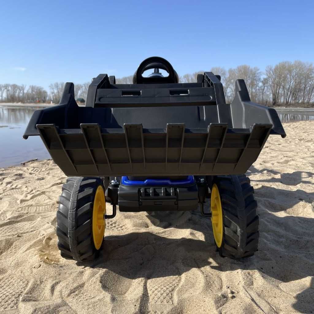 TRAKTOR Koparka NEW HOLLAND 24V 600W Ciągnik Auto Akumulator RC DZIECI