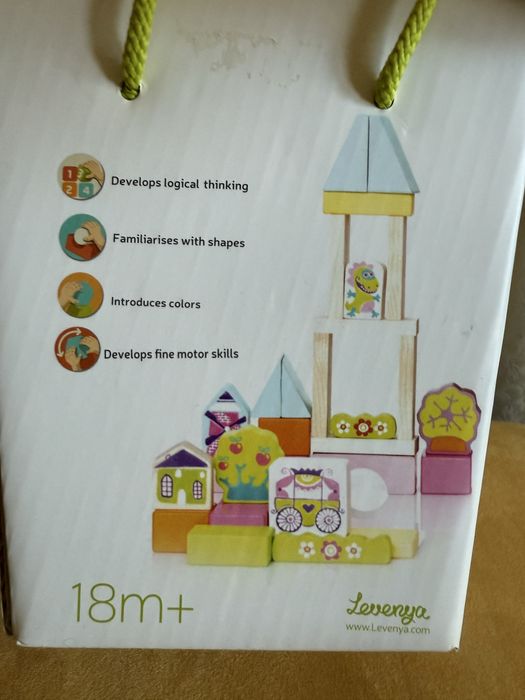 Деревяний Конструктор Cubika Місто для дівчат