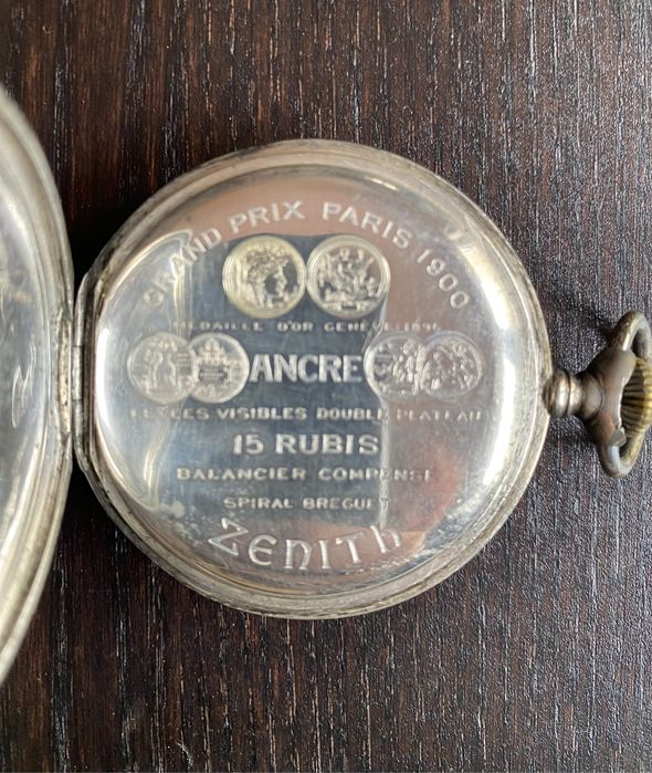 ZENITH relogio de bolso