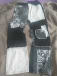 Super spodnie marki Shein bandana patchwork