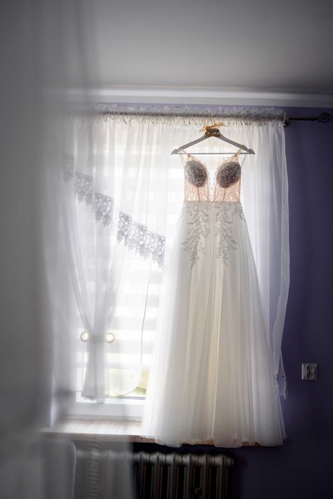 Suknia ślubna ,,Księżniczka" rozm. S