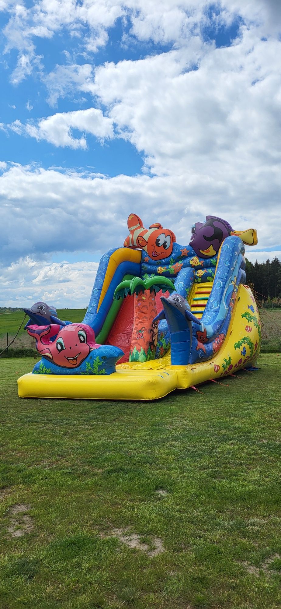 Zamki Dmuchane, trampoliny mobilne, wata i popcorn " Bouncy Mania "