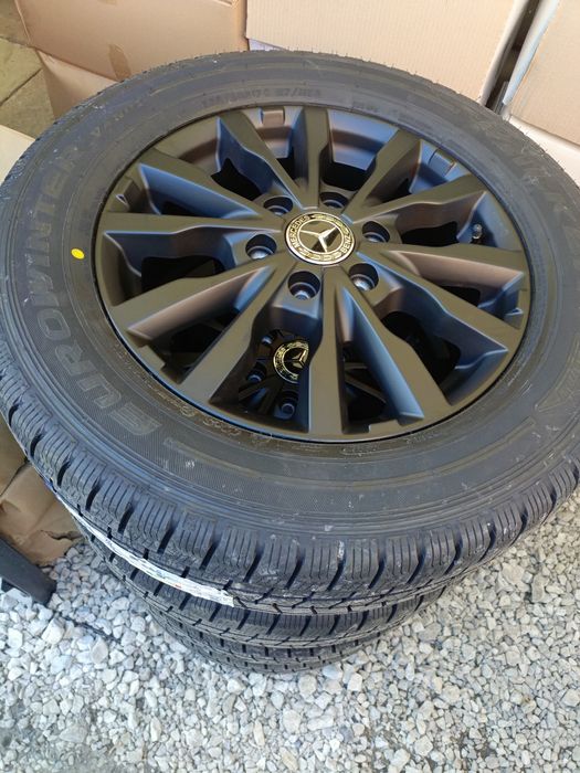 Nowe koła aluminiowe zimowe 235/60/17c Falken Mercedes sprinter 6x130