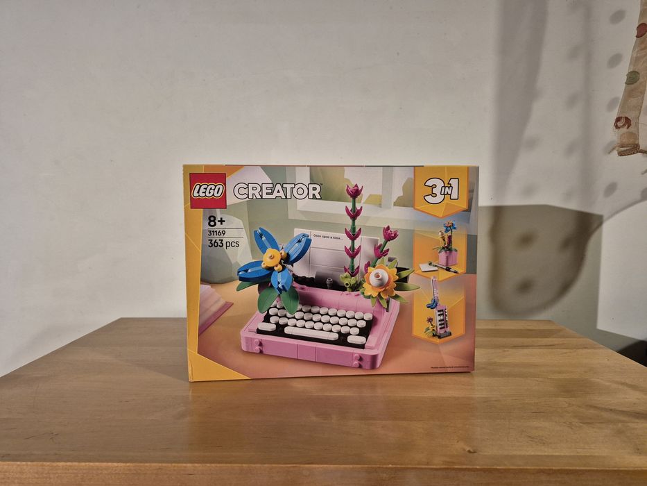 LEGO Creator 3 w 1, klocki, Maszyna do pisania z kwiatami, 31169