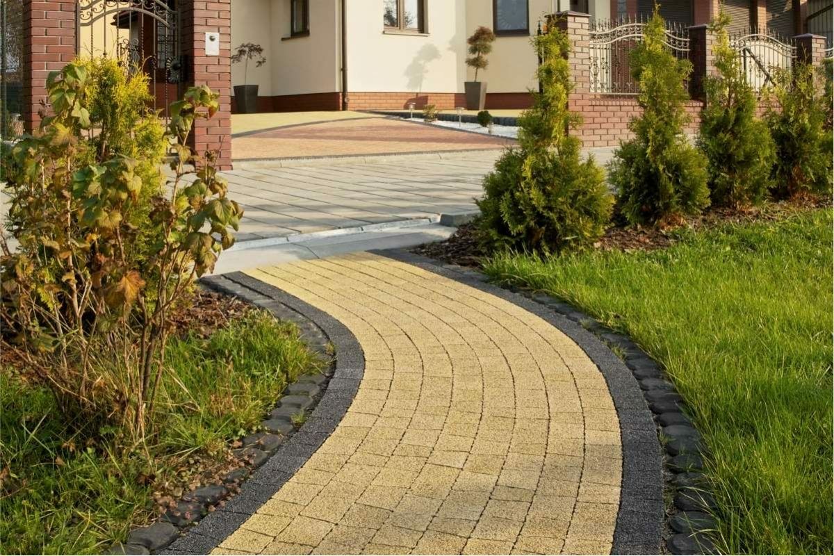 Kostka Fantazja 6 cm Szara callisto nero płukana betonowa bruk piccola