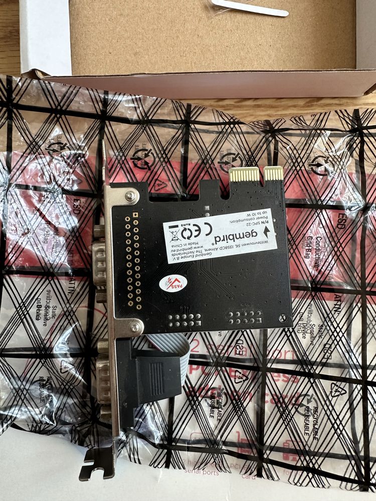 Karta rozszerzeń kontoler rs232 karta PCI-express z 2 gniazdami rs-232