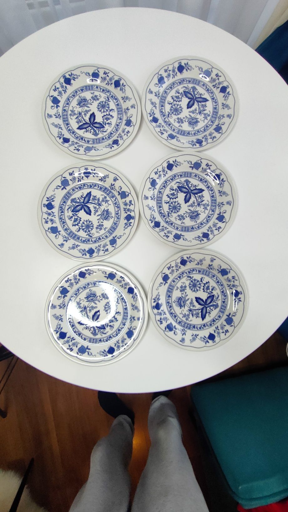 Zestaw porcelany StaffordShire Tableware England 6 osób 38el