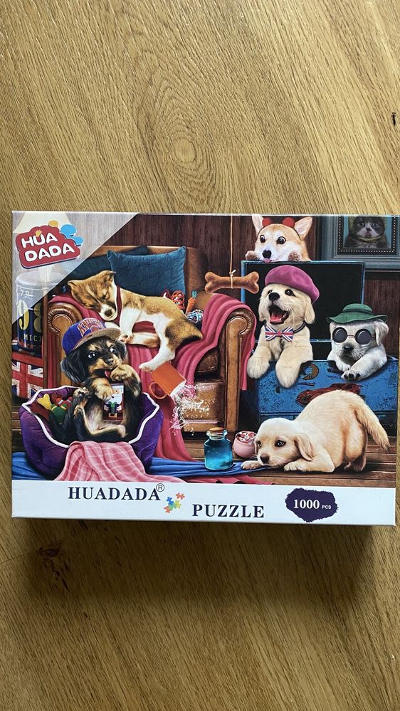 Puzzle hua dada 1000 szt puppy dream house