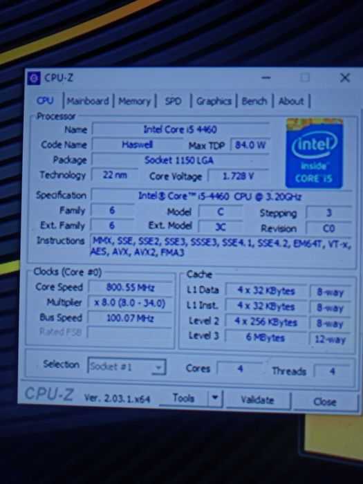 Processador Intel i5 4460