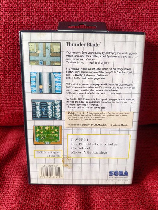 SEGA Master System Thunder Blade