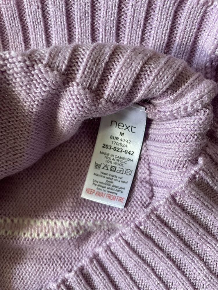 Fioletowy sweter