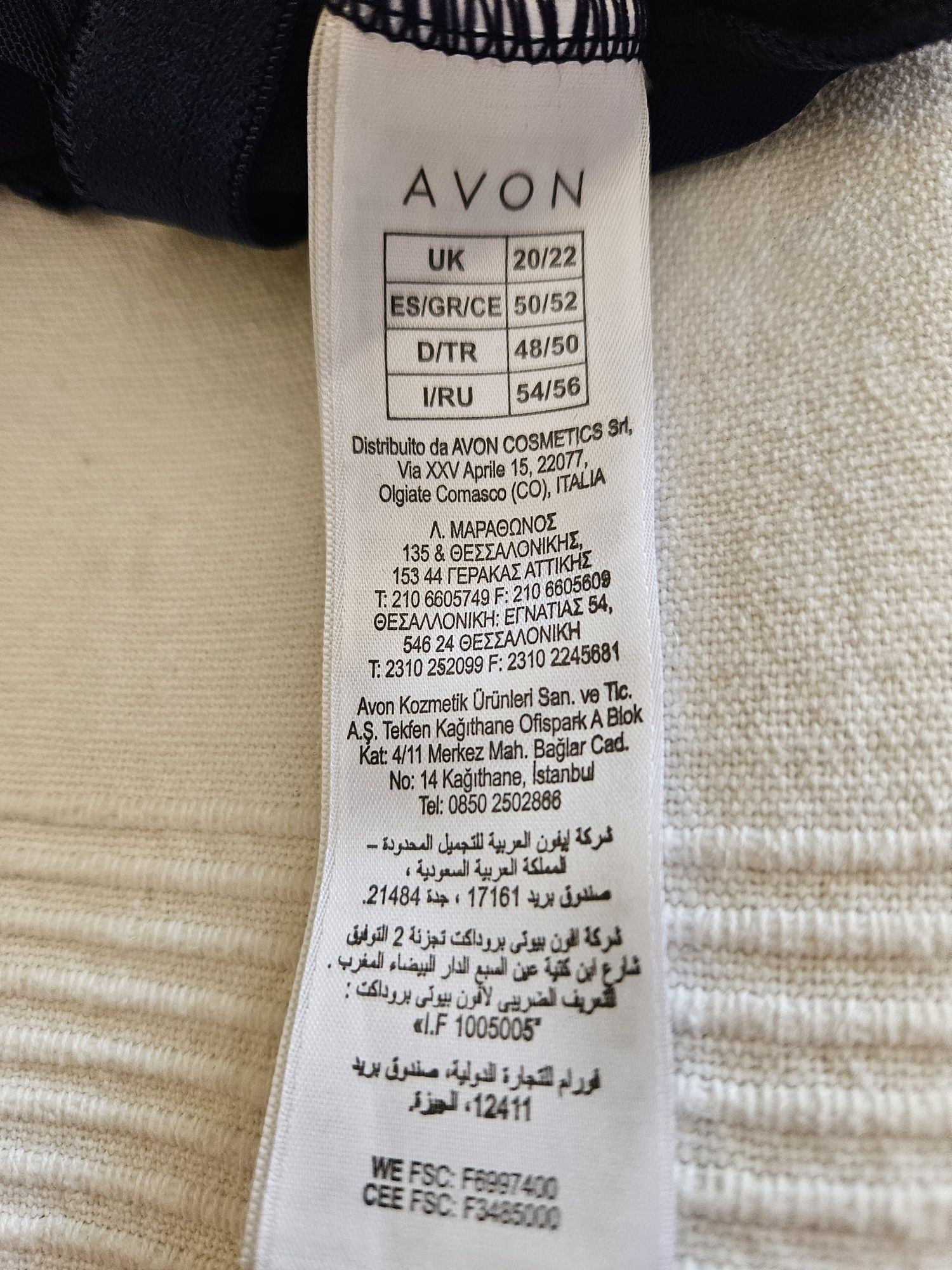 Nowy Strój kąpielowy Avon r.48 niebieski