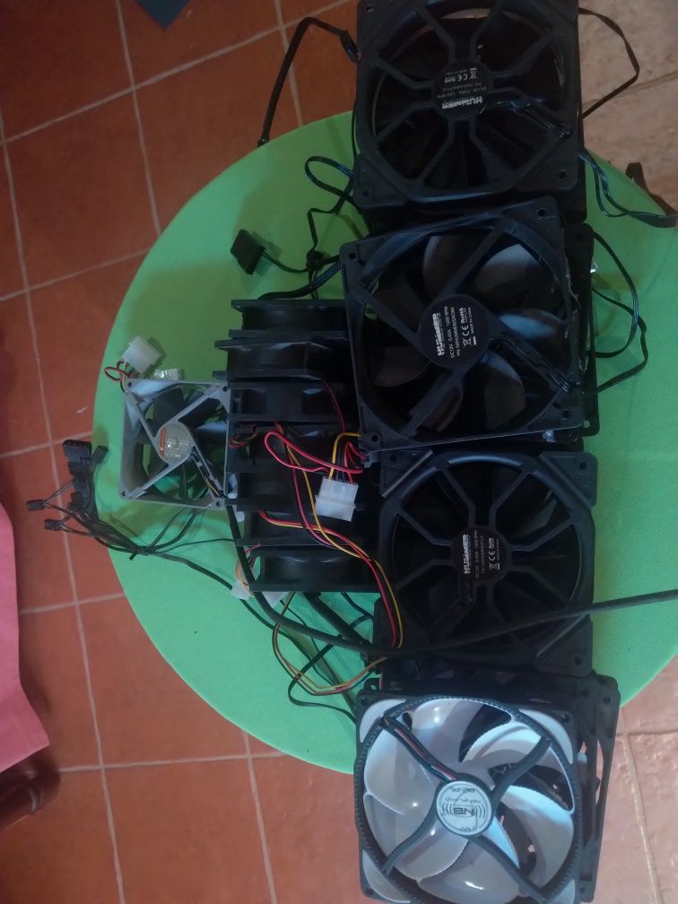 Lote de ventoinhas para pc