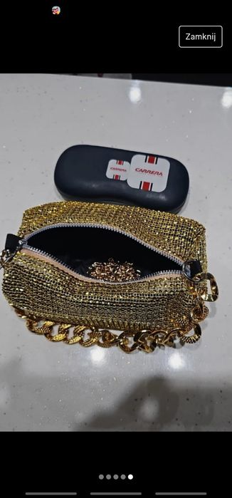 Hit torebka damska złota blink bling cykorie gold silver lub czarna